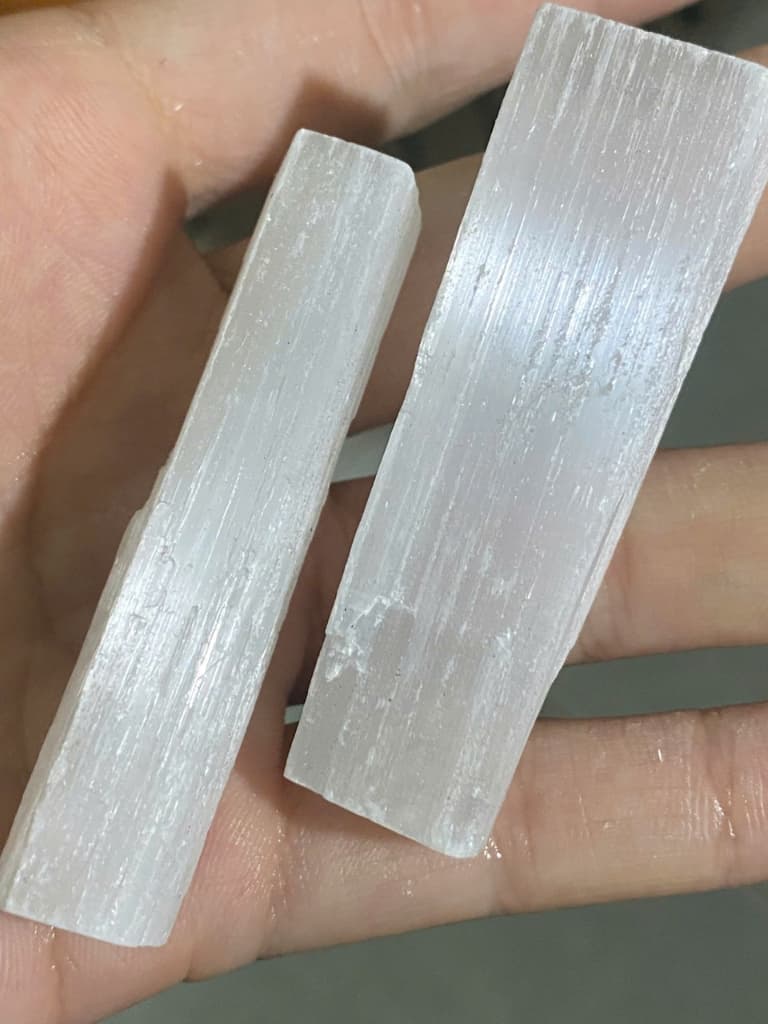 Thanh Tẩy Selenite Tự Nhiên