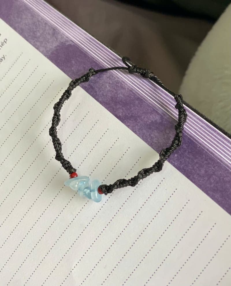 Vòng Tay Aquamarine Handmade